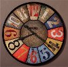 County Line Multi-Colored Wall Clock