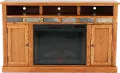 Oak Creek 62 Fireplace TV Stand