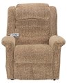 Brown Power Reclining Lift Chair with Heat and Massage - Soother