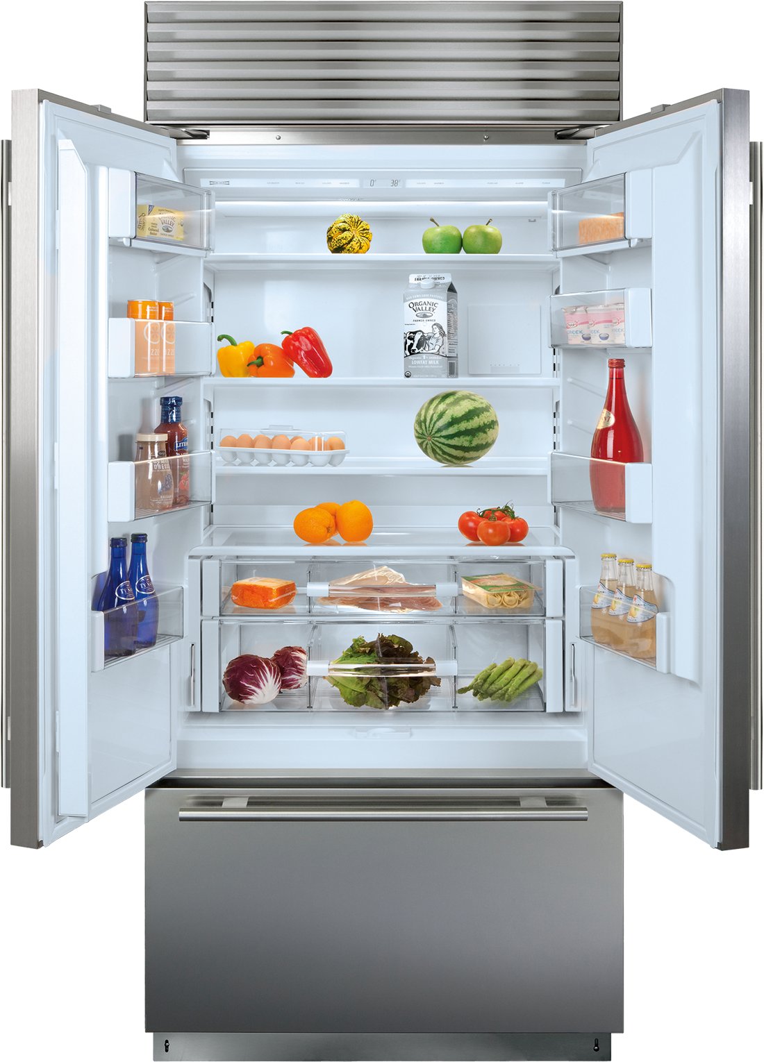 BI-36UFD/O Sub-Zero 36 Inch French Door Smart Refrigerator - Panel Ready-3