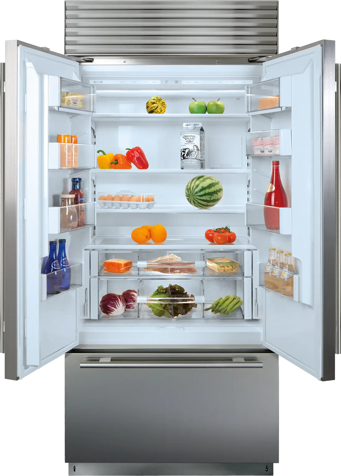 BI-36UFD/O Sub-Zero 36 Inch French Door Smart Refrigerator - Panel Ready-3