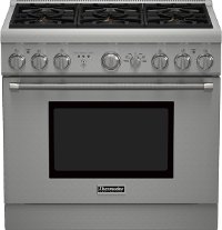 PRD366GHU Thermador 36 Inch Professional Series Pro Harmony Standard Depth Dual Fuel Range PRD366GHU