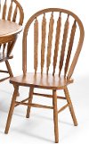 Country Oak Dining Room Chair - Classic Chestnut Collection-2
