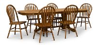 Country Oak Dining Room Chair - Classic Chestnut -4