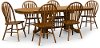 Oak Country 7 Piece Dining Set - Classic Chestnut