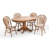 Clearance Oak 5 Piece Dining Set - Classic Chestnut Collection