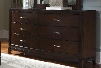 Contemporary Brown Dresser - Avalon