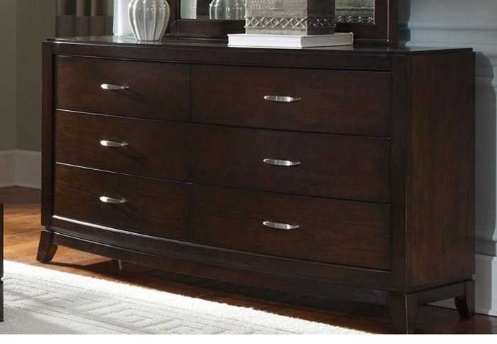Contemporary Brown Dresser - Avalon