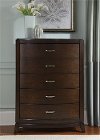 Contemporary Brown Chest of Drawers - Avalon