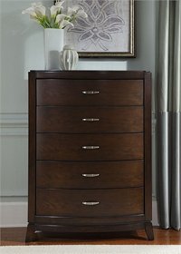 Contemporary Brown Chest of Drawers - Avalon
