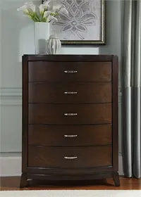 Contemporary Brown Chest of Drawers - Avalon