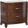 Classic Contemporary Brown Nightstand - Avalon