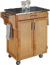Cuisine Cart Natural Finish Stainless Top-2