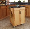 Cuisine Cart Natural Finish Black Granite Top - Create-a-Cart