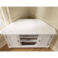 White Corner TV Stand - Bermuda-2