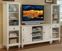 White 3 Piece Entertainment Center - Bermuda