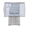 RF263BEAESR Samsung French Door Refrigerator with LED Lighting - 36 Inch Stainless Steel-2