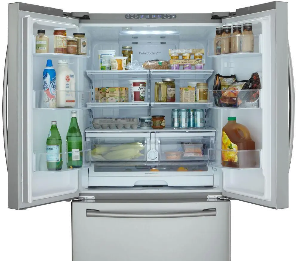 RF260BEAESR Samsung 25.5 cu ft French Door Refrigerator - Stainless Steel-2