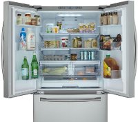 RF260BEAESR Samsung 25.5 cu. ft. French Door Refrigerator - 36 Inch Stainless Steel-2