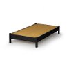 3070-205 Black Twin Platform Bed on Legs - Step One-2