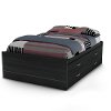 3127209 Black Onyx Full Captains Storage Bed - Cosmos