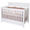 F3470146 Logan Matte White Convertible Crib