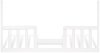 F09524.46 Matte White Toddler Guard Rail - London