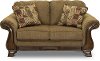 Casual Traditional Mocha Brown Loveseat - Montgomery