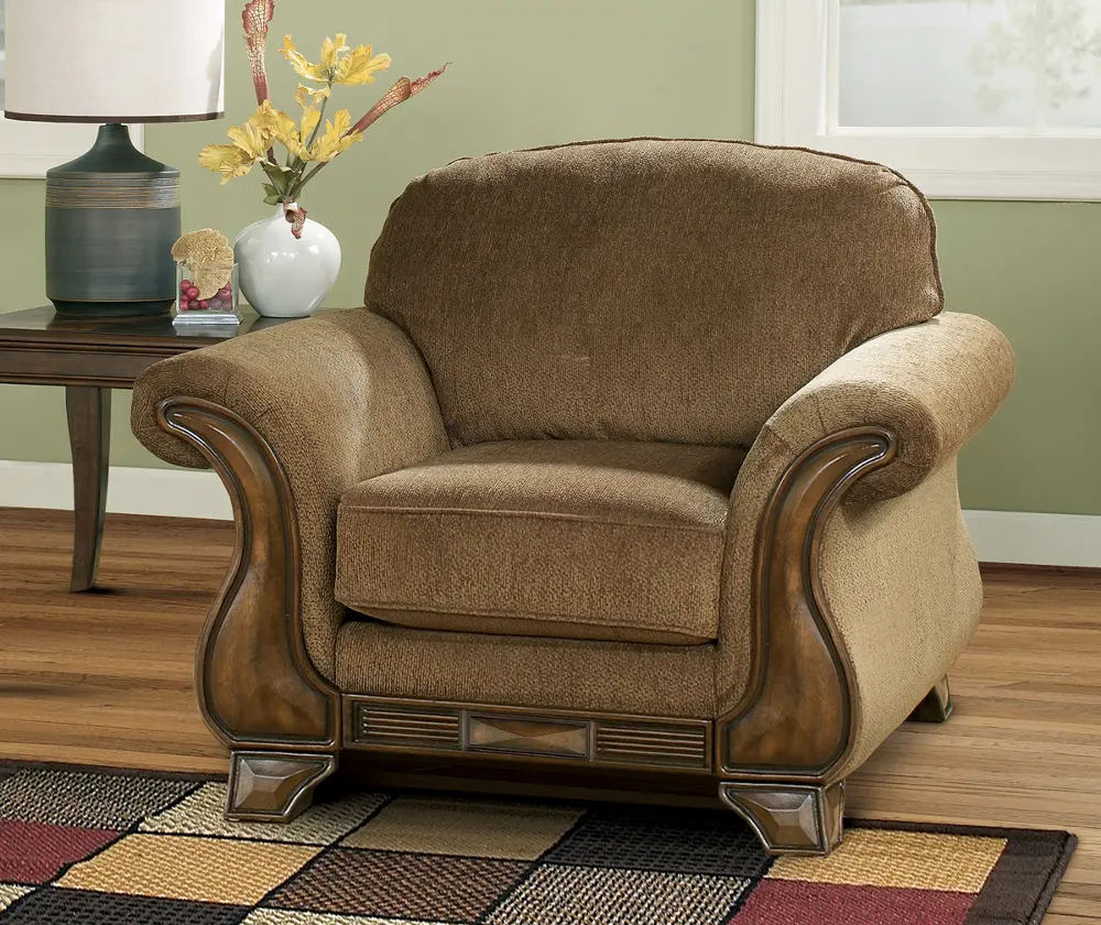 Casual Traditional Mocha Brown Chair - Montgomery-1