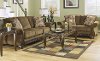 Traditional Mocha Brown 2 Piece Living Room Set - Montgomery