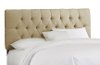 544CKLINSAND Linen Sandstone Tufted California King Bed Headboard
