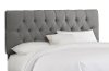 540TLINGRY Linen Gray Tufted Twin Headboard