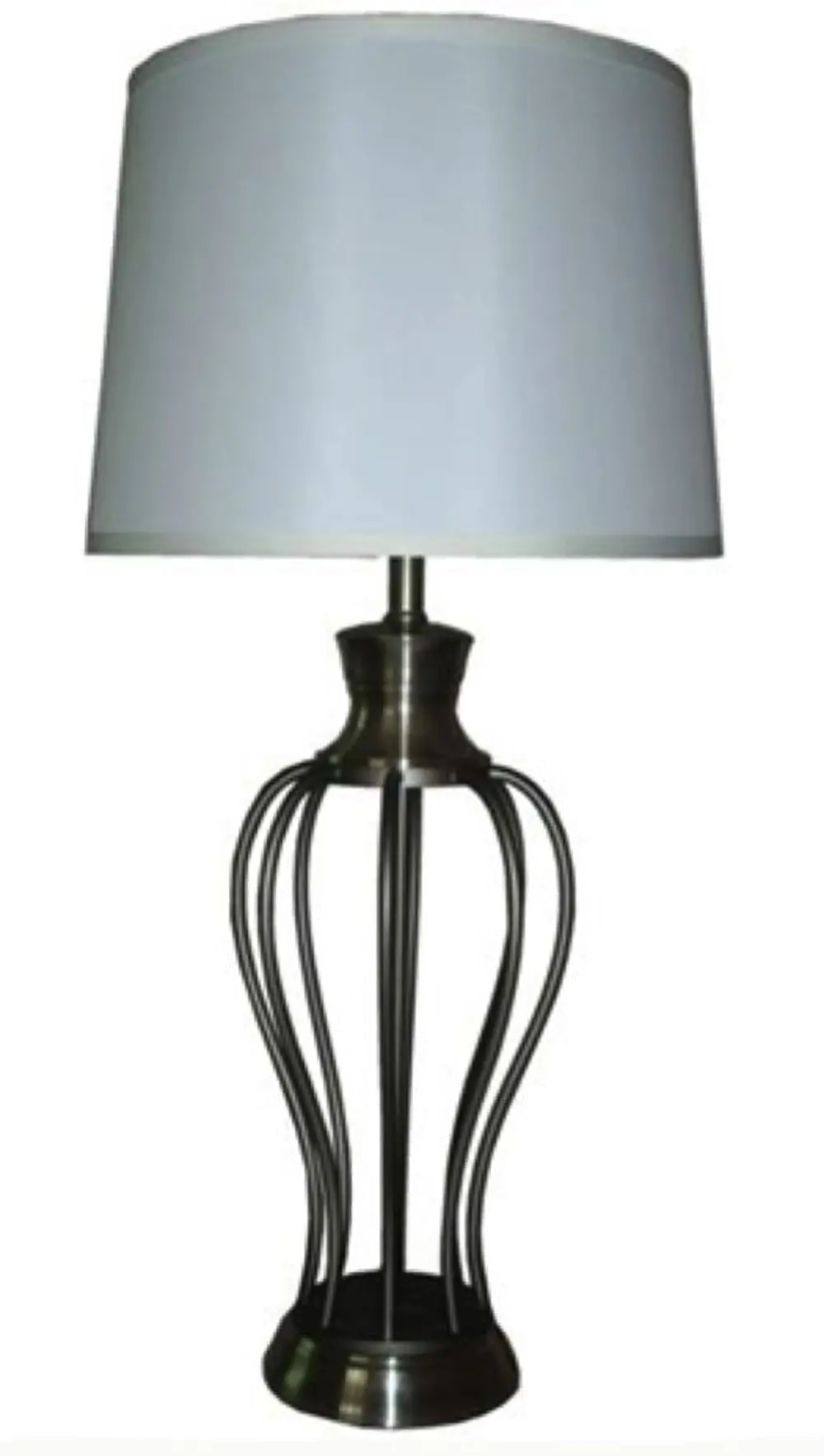 Brushed Steel Table Lamp-1