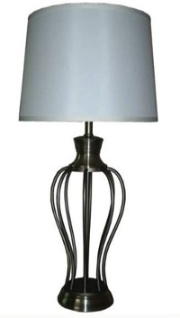 Brushed Steel Table Lamp