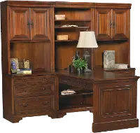 Richmond 7 Piece Home Office Computer Desk with Hutch