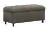 7125STPRCHAR Premier Charcoal Tufted Storage Bench