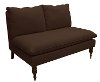 5106LINCHOC Linen Chocolate Armless Loveseat