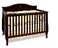 F31001.07 Camden Jamocha 4-in-1 Convertible Crib
