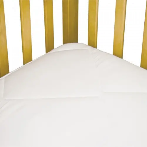 ED003-QCX Naturals-Cotton Fitted Crib Mattress Pad - Sealy-2