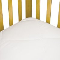 ED003-QCX Naturals-Cotton Fitted Crib Mattress Pad - Sealy-2