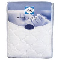 ED005-QSX1 Crib Mattress Pad, Stain Protection - Sealy