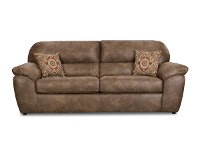 Brown Casual Contemporary Sofa - Ulyses