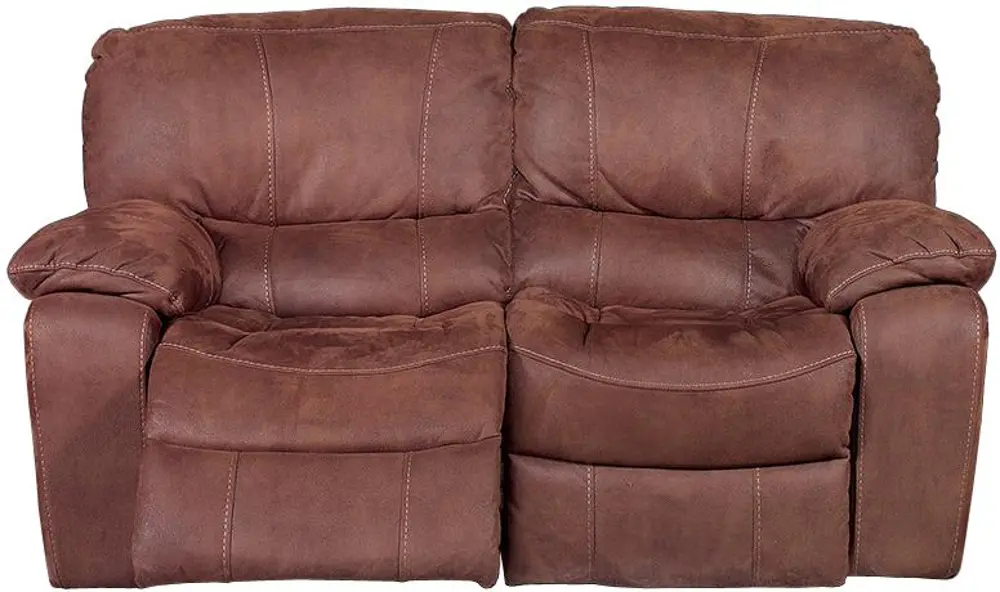 Brown Reclining Loveseat - Cameron Collection-1