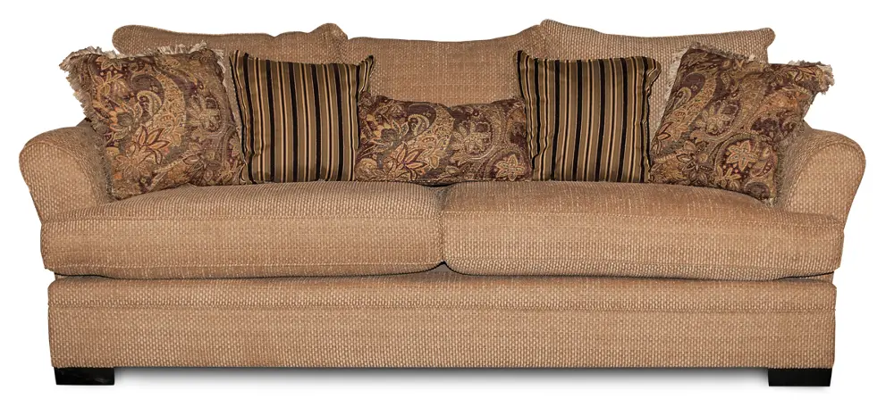 Garland 101 Inch Sand Upholstered Sofa-1