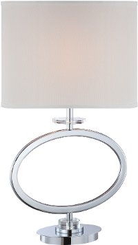 Silver O Table Lamp