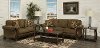 Traditional Brown 5 Piece Living Room Set - Montgomery