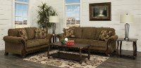 Traditional Brown 5 Piece Living Room Set - Montgomery
