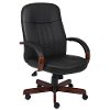 LeatherPlus Black Office Chair