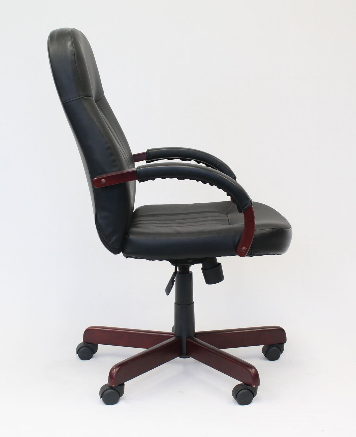LeatherPlus Black Office Chair-4