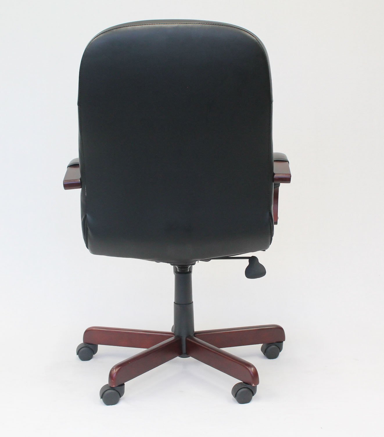 LeatherPlus Black Office Chair-5